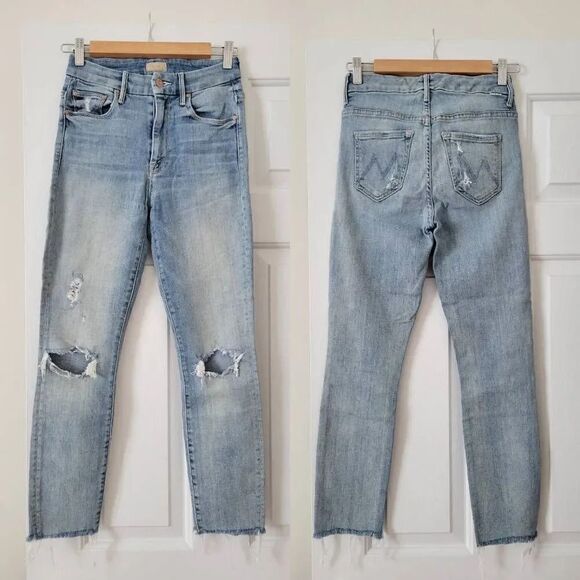 Mother High Waisted Looker Ankle Fray in Super Blast From The Past
25 - Picture 3 of 9